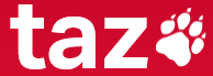 Logo: taz