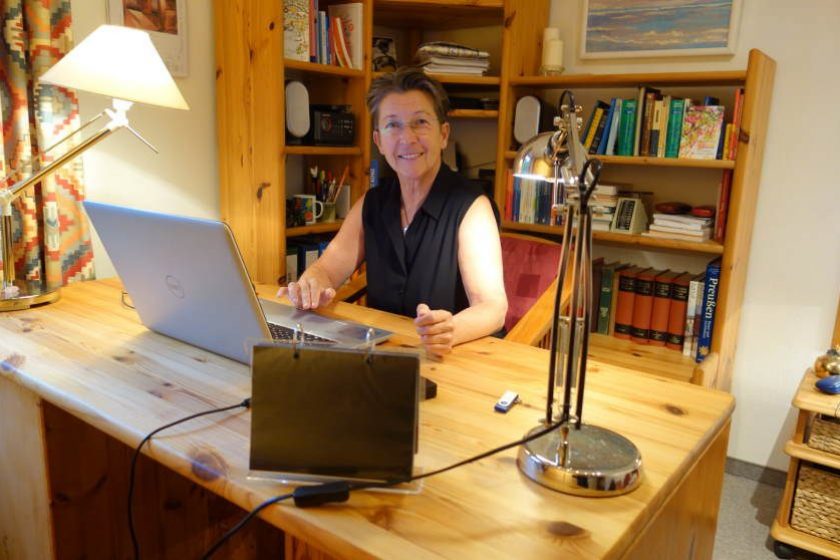 Aufgeräumtes Homeoffice