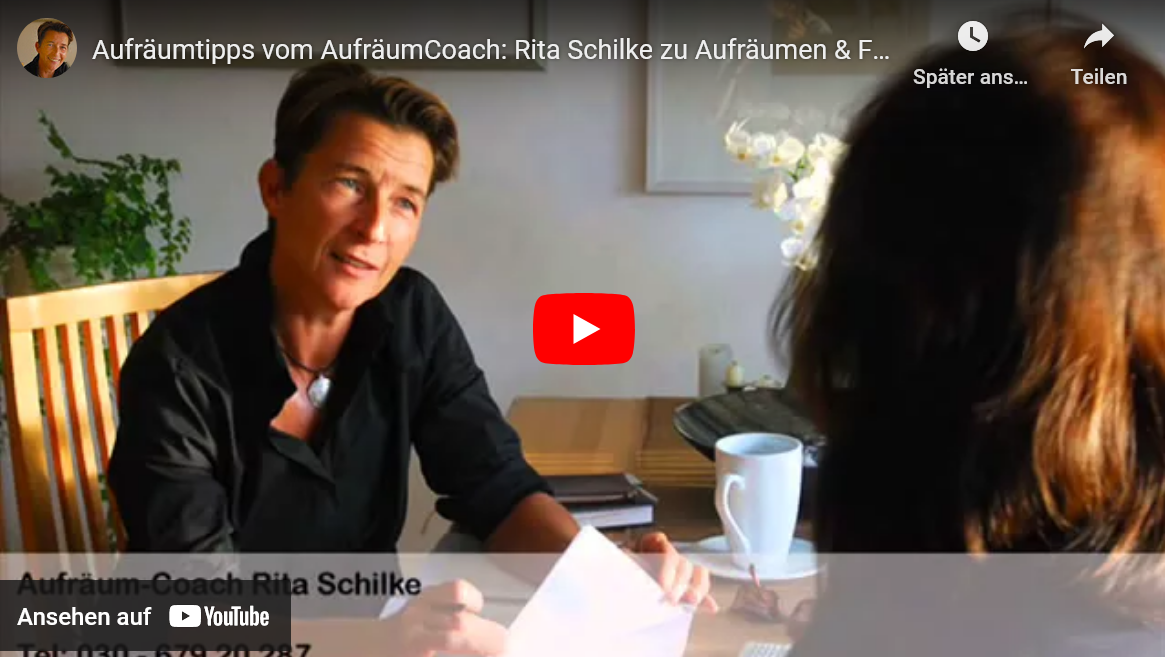Aufräumtipps vom AufräumCoach: Rita Schilke zu Aufräumen & Freiraum schaffen im rbb Kulturradio