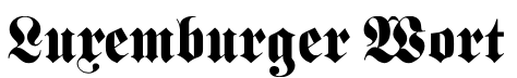 Logo: luxemburger wort